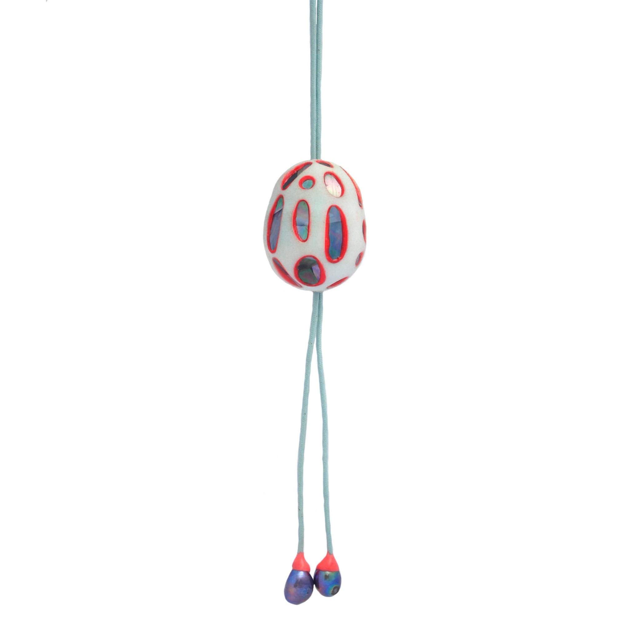 Curious Bolo Tie Mother-of-Pearl Pendant Necklace